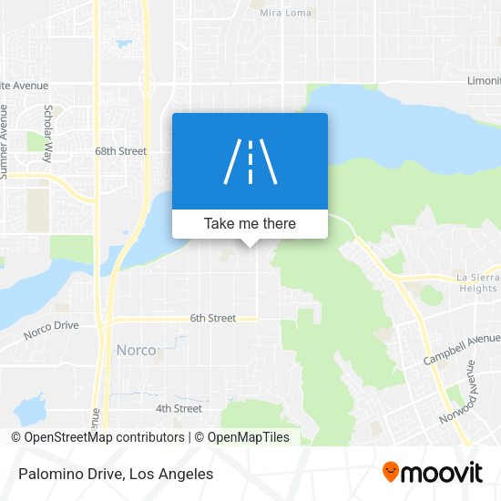 Palomino Drive map