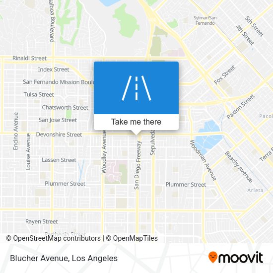 Mapa de Blucher Avenue