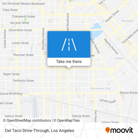 Del Taco Drive-Through map