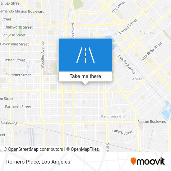 Mapa de Romero Place