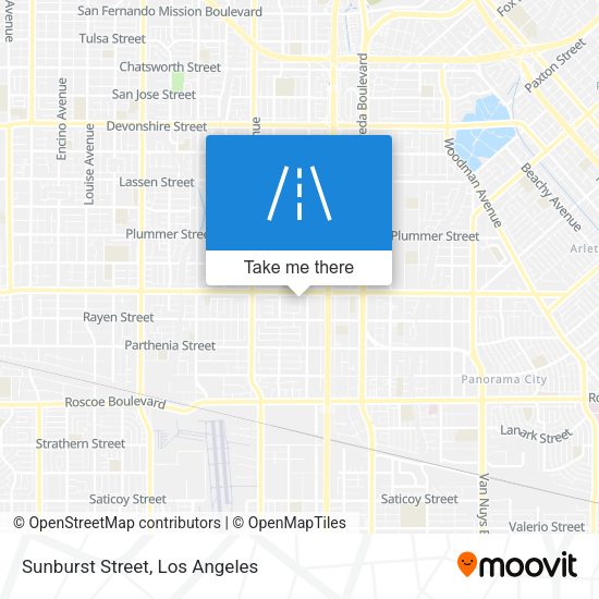 Sunburst Street map