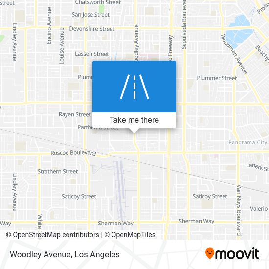 Woodley Avenue map