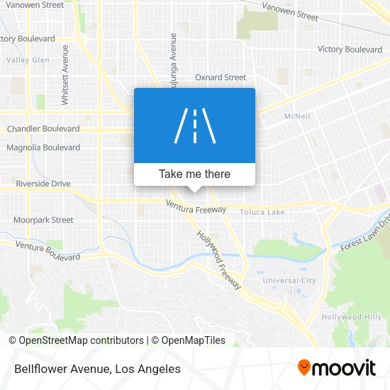 Bellflower Avenue map