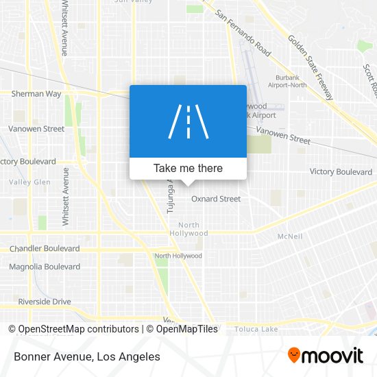 Mapa de Bonner Avenue