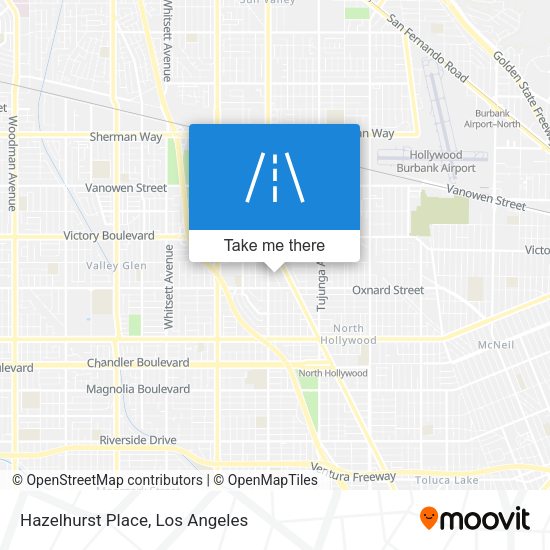 Hazelhurst Place map