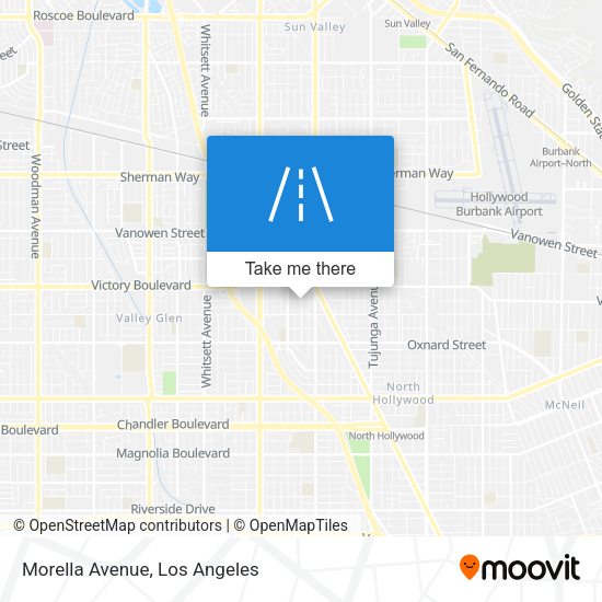 Mapa de Morella Avenue