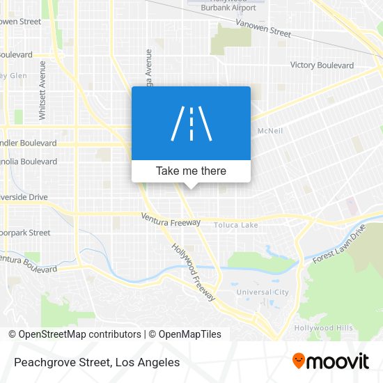 Mapa de Peachgrove Street