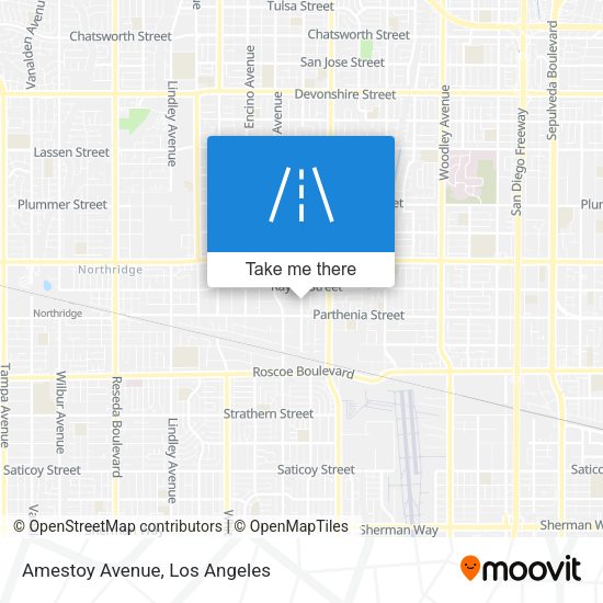 Mapa de Amestoy Avenue