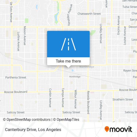 Mapa de Canterbury Drive