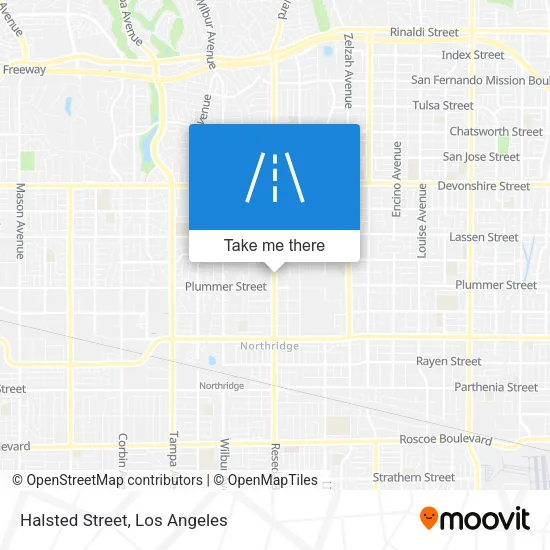 Halsted Street map