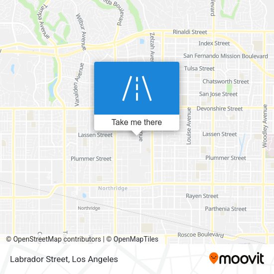 Labrador Street map
