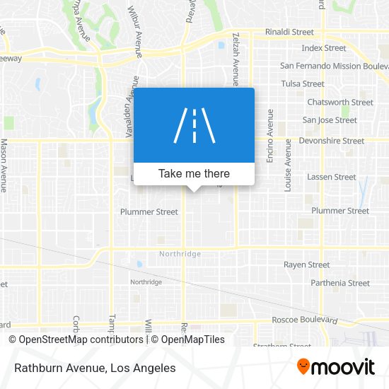 Rathburn Avenue map