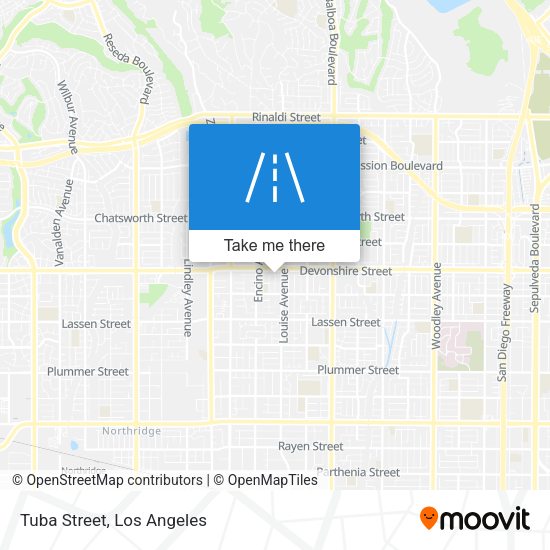 Mapa de Tuba Street