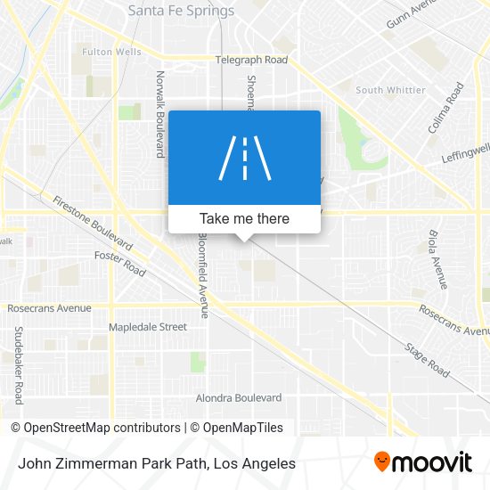 Mapa de John Zimmerman Park Path