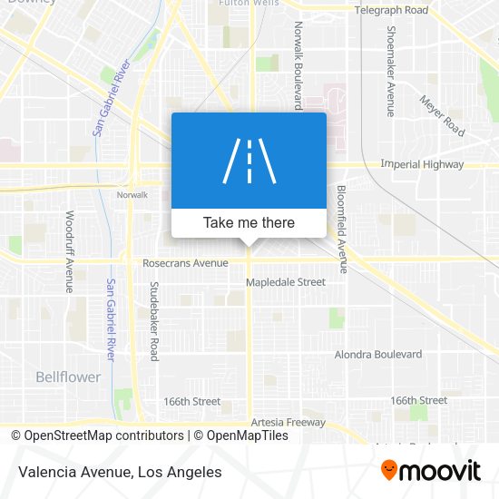 Valencia Avenue map