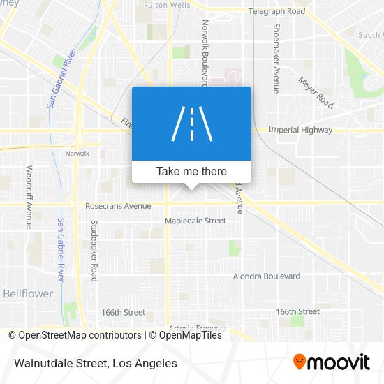 Mapa de Walnutdale Street
