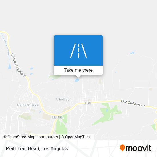Mapa de Pratt Trail Head