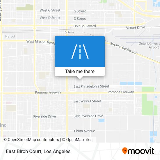 Mapa de East Birch Court