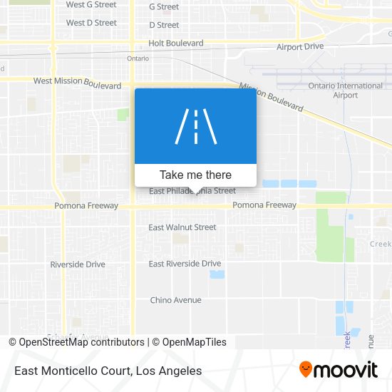 East Monticello Court map