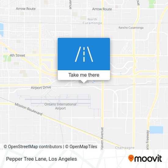 Pepper Tree Lane map