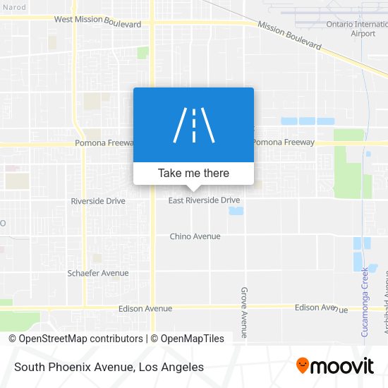 South Phoenix Avenue map