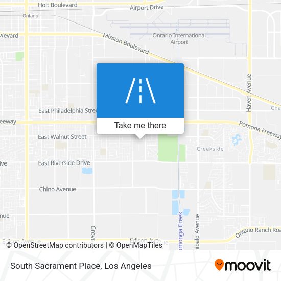 Mapa de South Sacrament Place