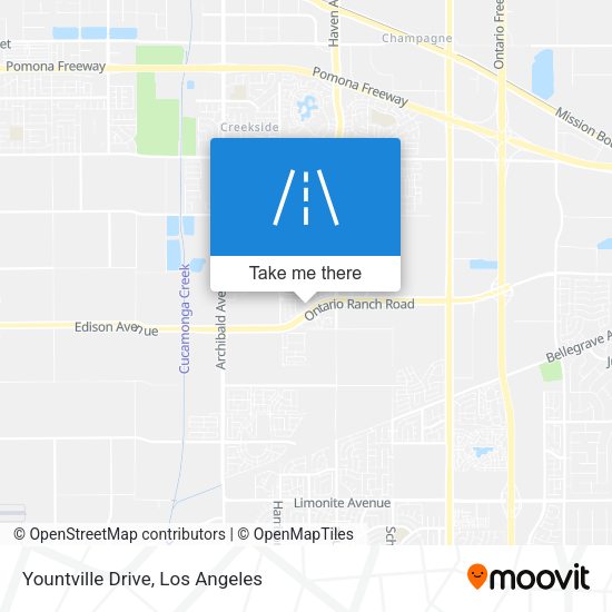 Yountville Drive map