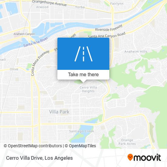 Mapa de Cerro Villa Drive