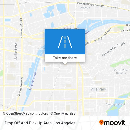 Drop Off And Pick Up Area map