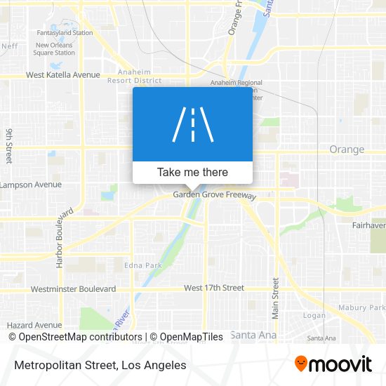 Metropolitan Street map