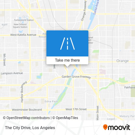 The City Drive map
