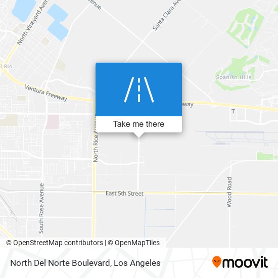 Mapa de North Del Norte Boulevard