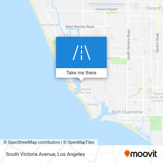South Victoria Avenue map