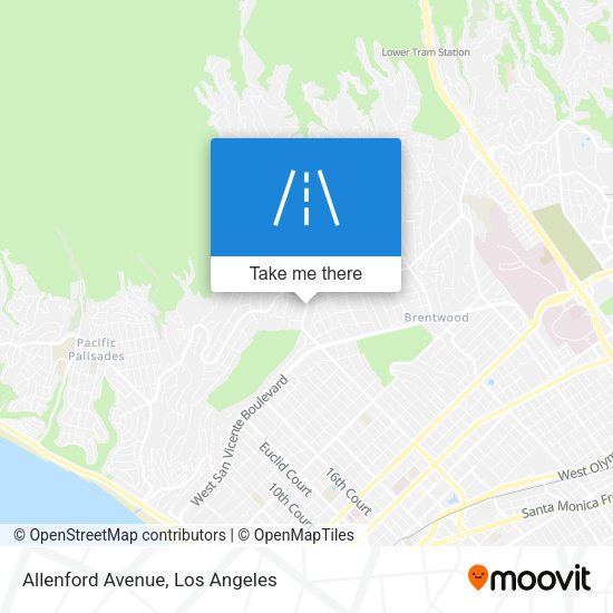 Mapa de Allenford Avenue