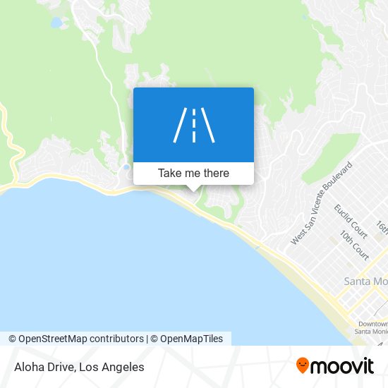 Aloha Drive map