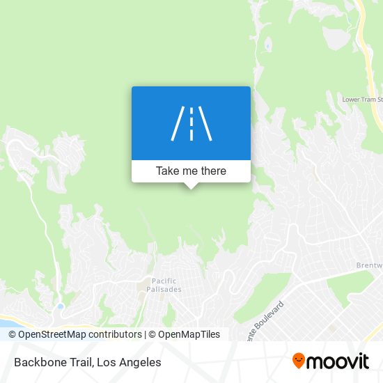 Mapa de Backbone Trail