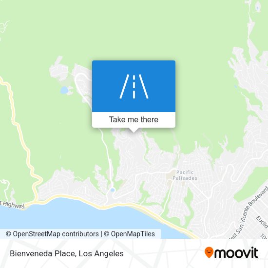 Mapa de Bienveneda Place