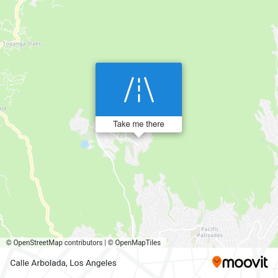 Mapa de Calle Arbolada