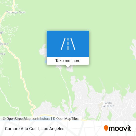 Cumbre Alta Court map