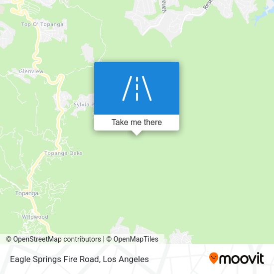 Mapa de Eagle Springs Fire Road