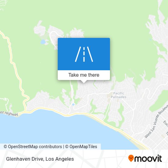 Glenhaven Drive map