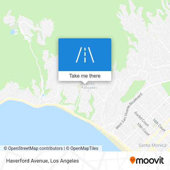 Mapa de Haverford Avenue