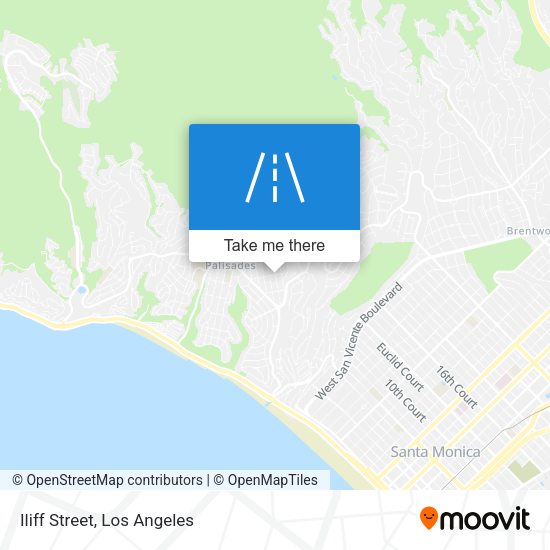 Mapa de Iliff Street