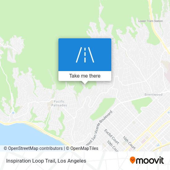 Inspiration Loop Trail map