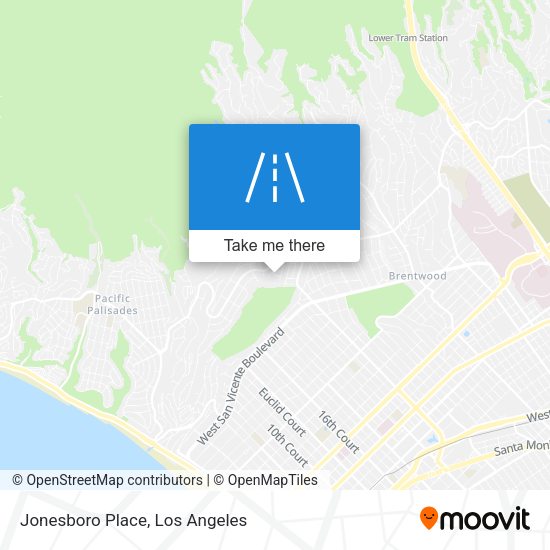 Jonesboro Place map