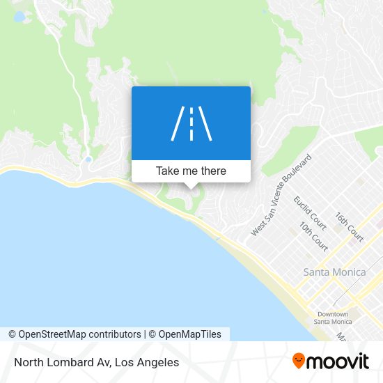 Mapa de North Lombard Av