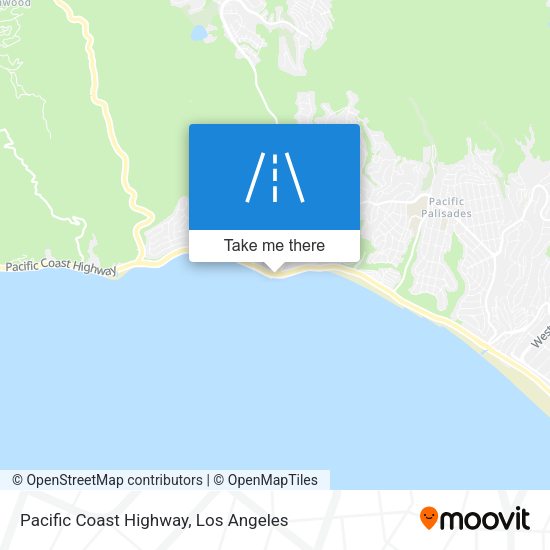 Pacific Coast Highway map
