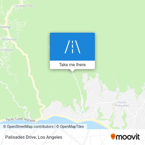 Palisades Drive map