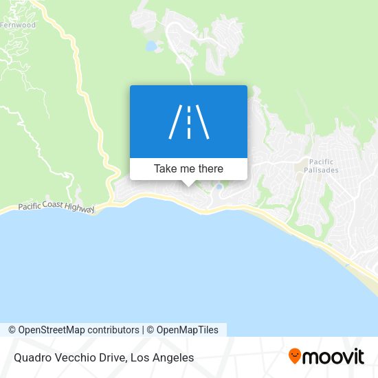 Quadro Vecchio Drive map