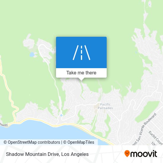 Shadow Mountain Drive map